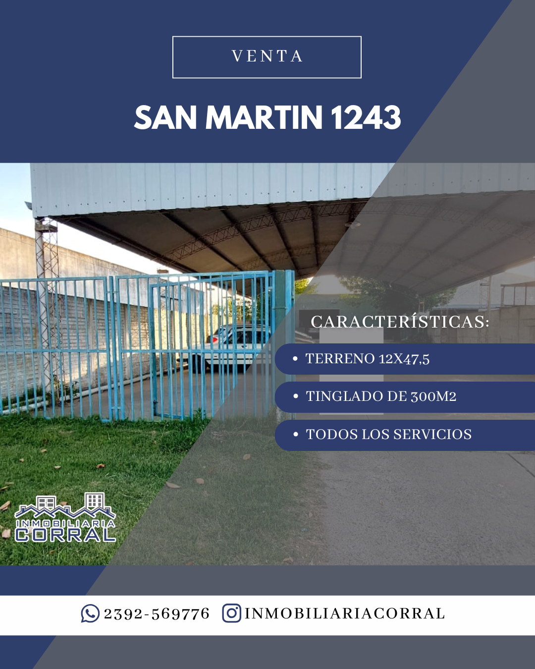Galpón en San Martin 1243